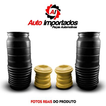 Imagem de 2 Kit Coxim Suporte Batedor Original Axios Rolamento Batente Coifa Amortecedor Dianteiro Jac J2 2012 2013 2014 2015 2016