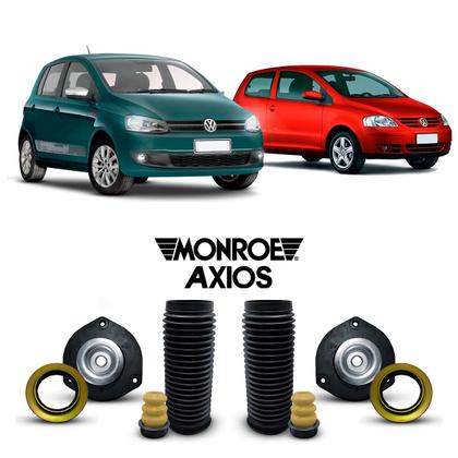 Imagem de 2 Kit Reparo Coxim Amortecedor Dianteiro Volkswagen Fox 2003 2004 2005 2006 2007 2008 2009 2010 2011 2012 2013 2014