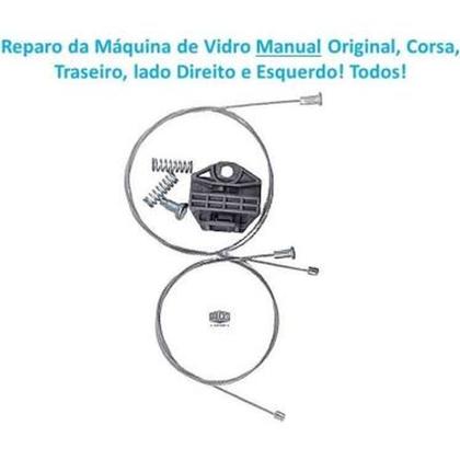 Imagem de 2 Kit Reparo Máq Vidro Elétrico Troller 3.2 Tgv 2013-2014 Direito Cód: RTX 0140