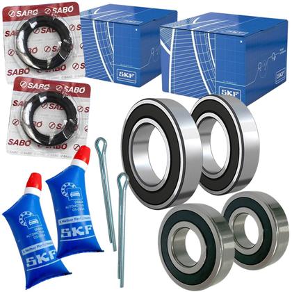 Imagem de 2 Kit Rolamento Roda Traseiro Corsa Prisma Classic Celta SKF