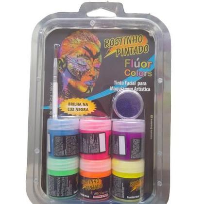 Imagem de 2 Kit Tinta Pintura Facial Festa Aniversario Crianças