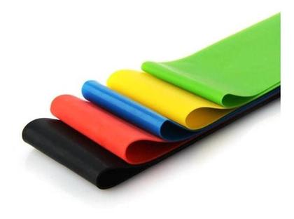 Imagem de 2 Kits 10 Faixas Elásticas Thera Band Exercícios Em Casa