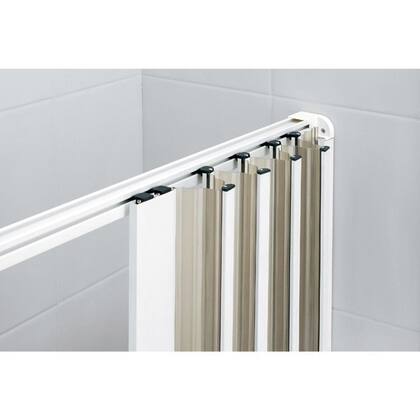 Imagem de 2 Kits Box Frontal de PVC 130x185cm Sanfonado Bcf Branco