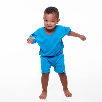 Imagem de 2 kits Pijamas ou conjunto Fifico modas xadrez e azul