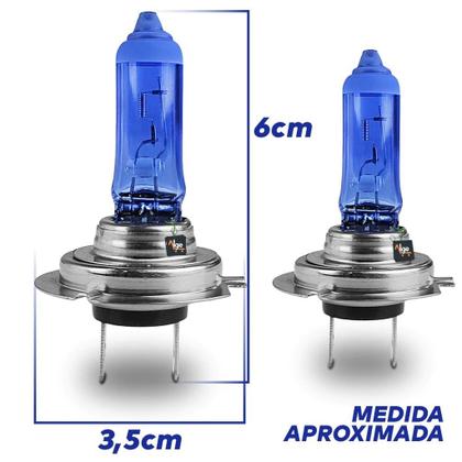 Imagem de 2 Lâmpada Automotiva Halógena Super Branca H7 12v55w Techone