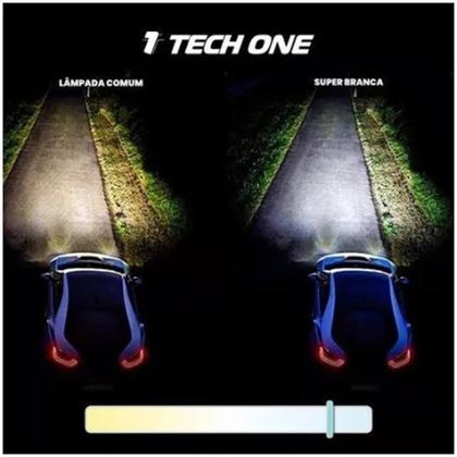 Imagem de 2 Lâmpada Automotiva Halógena Super Branca H7 12v55w Techone
