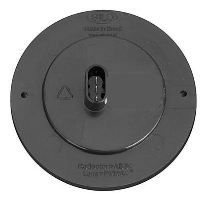 Imagem de 2 Lanterna Traseira 125mm Ônibus Comil Mascarello Neobus 10 LED VM 24V + Conector