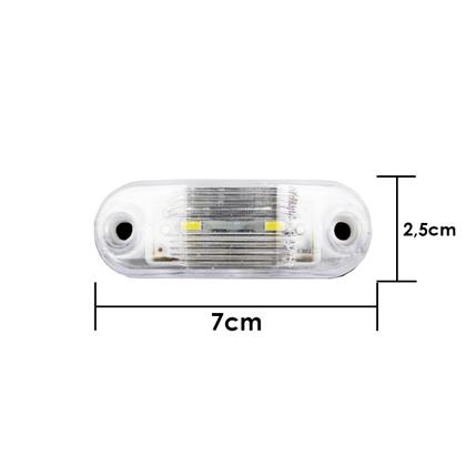 Imagem de 2 Lanterna Vigia Placa para Ônibus Caminhão 2 LED BIVOLT CR