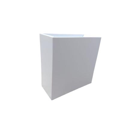 Imagem de 2 Luminárias Balizador Arandela Slim SMD LED De 6W Branco Quente Sobrepor Quadrada Com Facho De Luz Ajustável Regulável