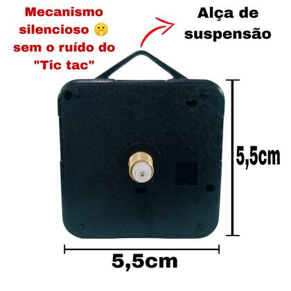 Imagem de 2 Maquinas Para Montar Relógio De Parede Personalizado 19mm Ponteiro Colonial Trabalhado