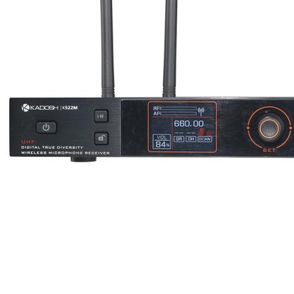 Imagem de 2 Microfone Sem Fio De Mão Uhf Kadosh K522 Profissional