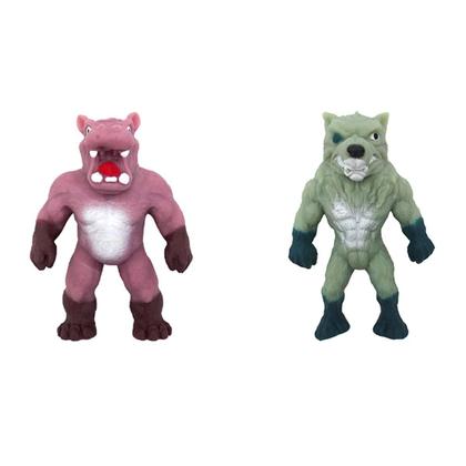 Imagem de 2 Mini Bonecos Elásticos Potamus e Loco - Stretchapalz