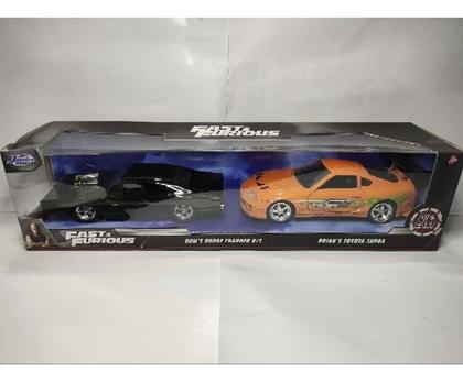 Imagem de 2 Miniaturas Velozes Furiosos Doms Dodge Charger/ Brians1/32