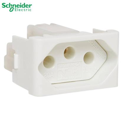 Imagem de 2 Módulo Tomada Branco Lunare 2p+t 250v 20a - Schneider