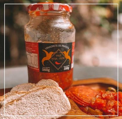 Imagem de 2 Molho Vinagrete de Pimenta Dedo de Moça a Vinagrete 560g cada