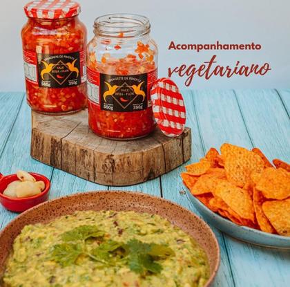 Imagem de 2 Molho Vinagrete de Pimenta Dedo de Moça a Vinagrete 560g cada