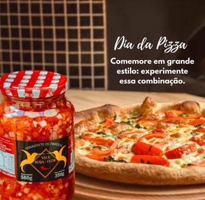 Imagem de 2 Molho Vinagrete de Pimenta Dedo de Moça a Vinagrete 560g cada