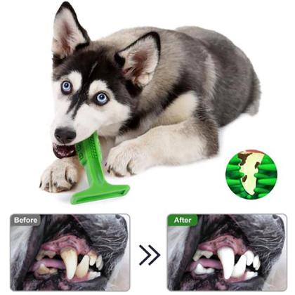 Imagem de 2 Mordedor Escova De Dentes Brinquedo Pet Dental Cachorro