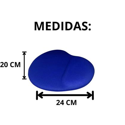 Imagem de 2 Mousepads Ergonômicos Gamer com Apoio de Pulso  Conforto e Precisão para Longas Horas de Uso