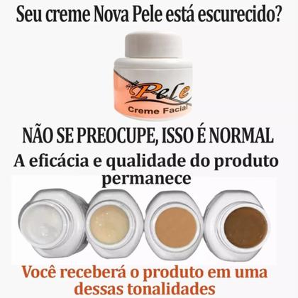 Imagem de 2 Nova Pele Creme Facial Clareador Manchas de Melasma 25g Original - A Botica Brasil