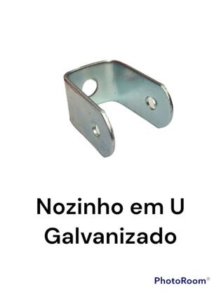 Imagem de 2 Nozinho em U Quadrado p/ Fixar Braço de Toldo Retrátil.
