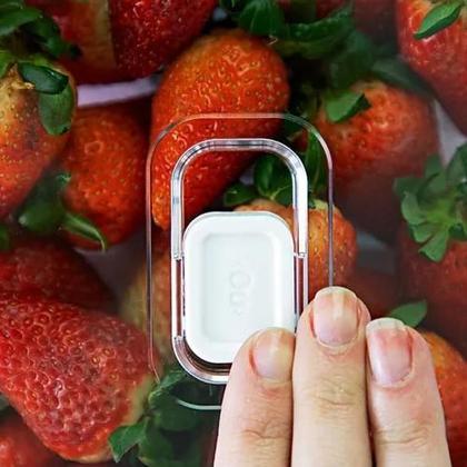 Imagem de 2 Organizadores De Geladeira 5L Porta Frutas Clear Fresh Ou