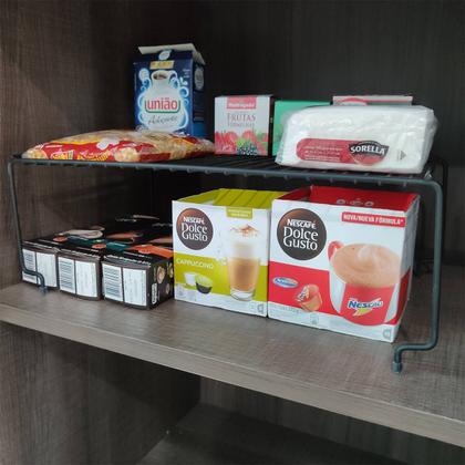 Imagem de 2 Organizadores Empilháveis Aramado Suporte Componível