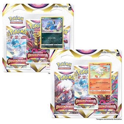 Imagem de 2 Pack Triplo Pokémon Espada e Escudo 11 Origem Perdida