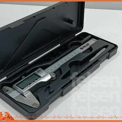 Imagem de 2 Paquímetro Digital Profissional 150mm Todo em Metal/Aço Inoxidável com Estojo