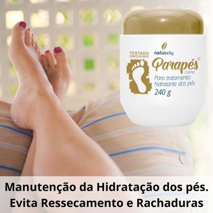 Imagem de 2 Parapés Creme Hidratante para Tratamento de Pés Rachados e Ressecados