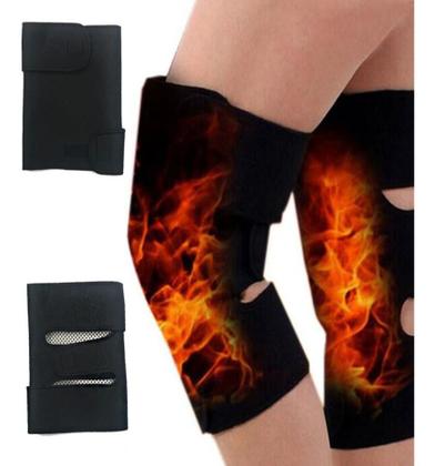 2 Pares Joelheira Magnética Com Turmalina Ortopédica Artrite - Lullu Personalizados Imagem de 2 Pares Joelheira Magnética Com Turmalina Ortopédica Artrite