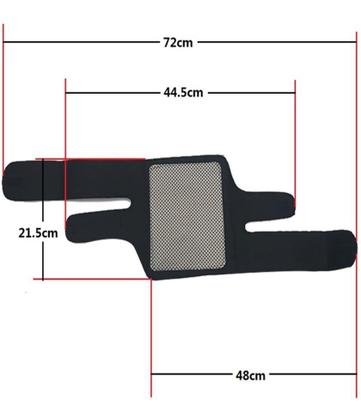 2 Pares Joelheira Magnética Com Turmalina Ortopédica Artrite - Lullu Personalizados Imagem de 2 Pares Joelheira Magnética Com Turmalina Ortopédica Artrite