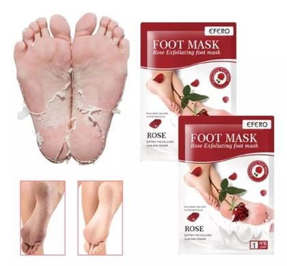 Imagem de 2 Pares Meias Esfoliante Pés De Bebe Peeling Footner