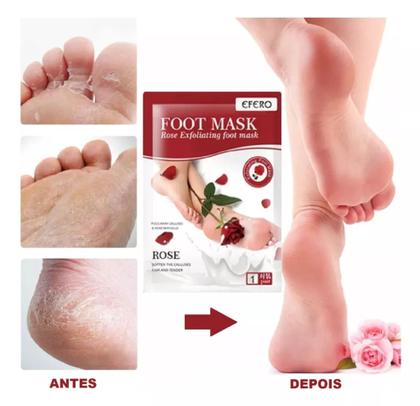 Imagem de 2 Pares Meias Esfoliante Pés De Bebe Peeling Footner
