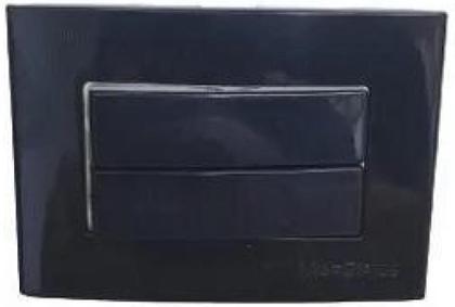 Imagem de 2 Pc Interruptor Duplo Paralelo Móveis Margirius Preto 10A