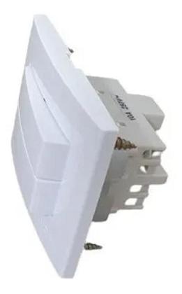 Imagem de 2 Pc Interruptor Duplo Simples P Móveis Margirius Branco 10A