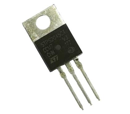 Imagem de 2 pçs - transistor stp2045 - stps 2045 ct - 20a - 45v