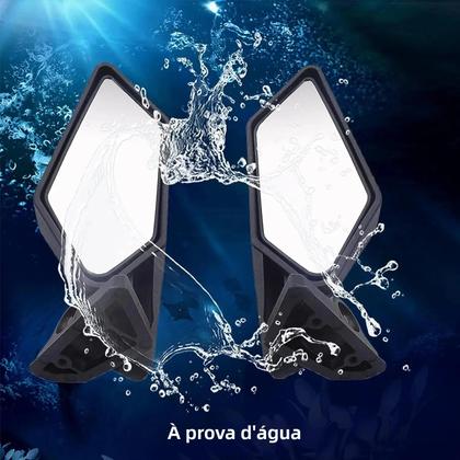 Imagem de 2 pçs utv espelhos retrovisores laterais para can am maverick x3 max turbo r 2017-2022