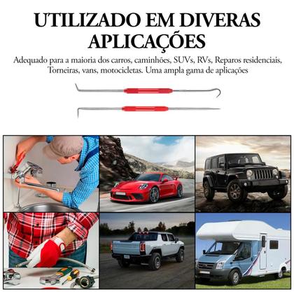 Imagem de 2 Peças 4 Ganchos Extrator Gaxetas E Aneis Vedação O-ring