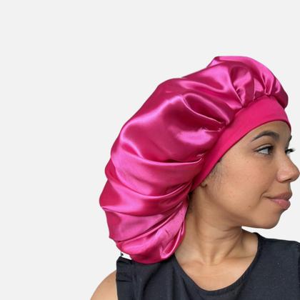 Imagem de 2 peças Touca de Seda para Dormir, Toucas de Cetim para Cabelo, Touca de Dormir de Seda com Elástico