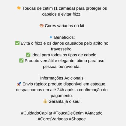 Imagem de 2 peças Touca de Seda para Dormir, Toucas de Cetim para Cabelo, Touca de Dormir de Seda com Elástico