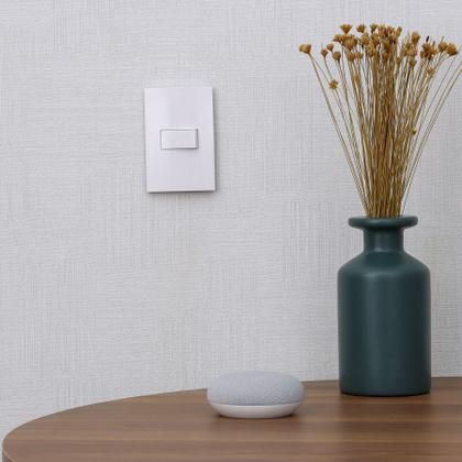 Imagem de 2 Placa 4X2 Para 1 Módulo C Suporte Branco Inova Pro Alumbra