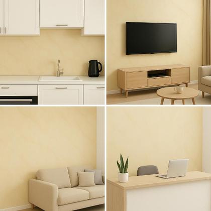 Imagem de 2 Placa Adesiva Mármore Parede 3d Continua Lavável 200x60cm