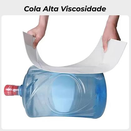 Imagem de 2 Placa Adesiva Mármore Parede 3d Continua Lavável 200x60cm