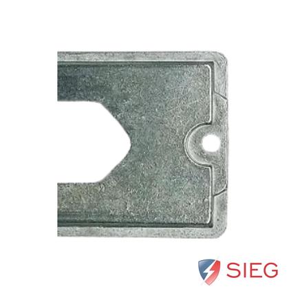 Imagem de 2 Placa Condulete Múltiplo Tomada Redonda 1 Polegada Sieg