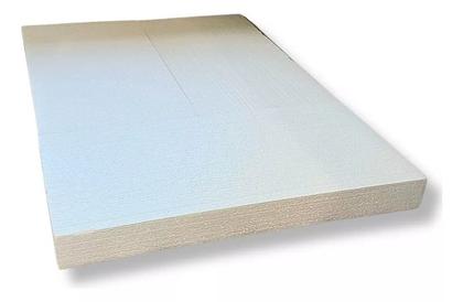 Imagem de 2 placas de isopor eps anti-chamas 100mm, tamanho 100 x 50cm