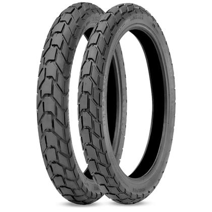 Imagem de 2 Pneu Moto Xre 300 Technic 120/80-18 62s 90/90-21 54s T&C