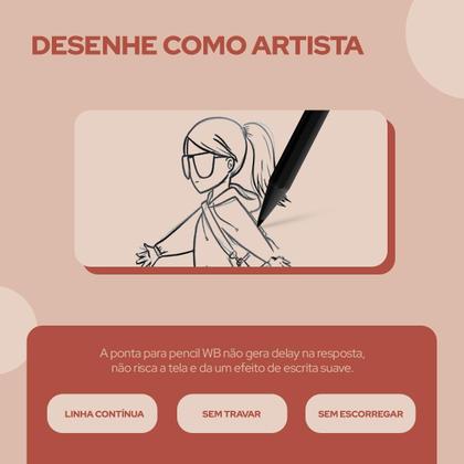 Imagem de 2 Pontas de Reposição Caneta Pencil Preta WB de 1.00mm