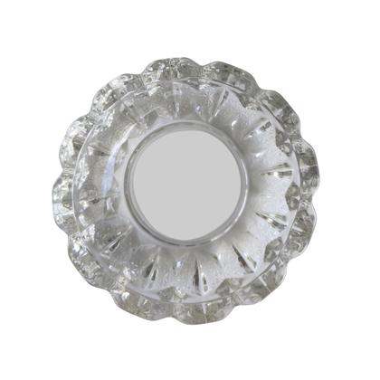 Imagem de 2 Porta Jóias Redondo de Vidro Cristal Luxo Multiuso 12cm