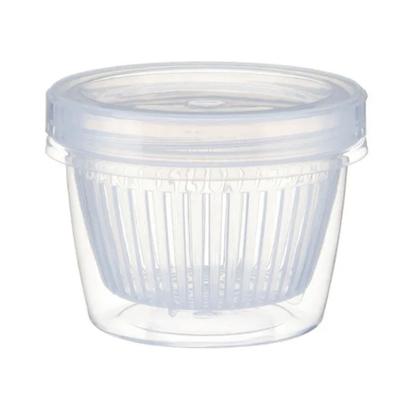 Imagem de 2 Potes Duplo Para Alimentos Com Dreno Para Temperos/frutas